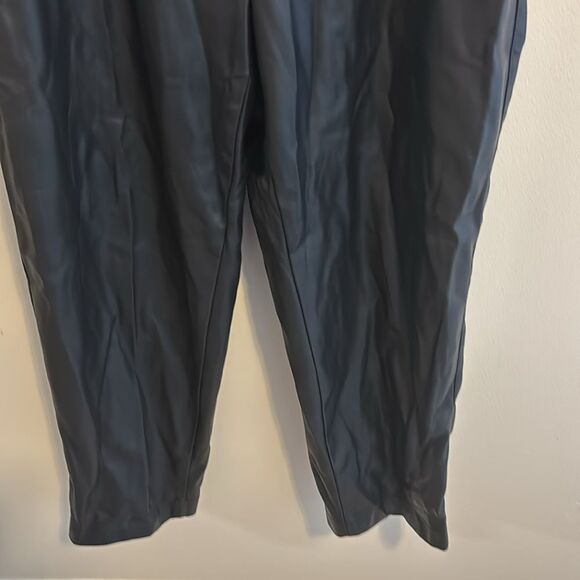 Madewell faux leather pants size 12 - Picture 4 of 6